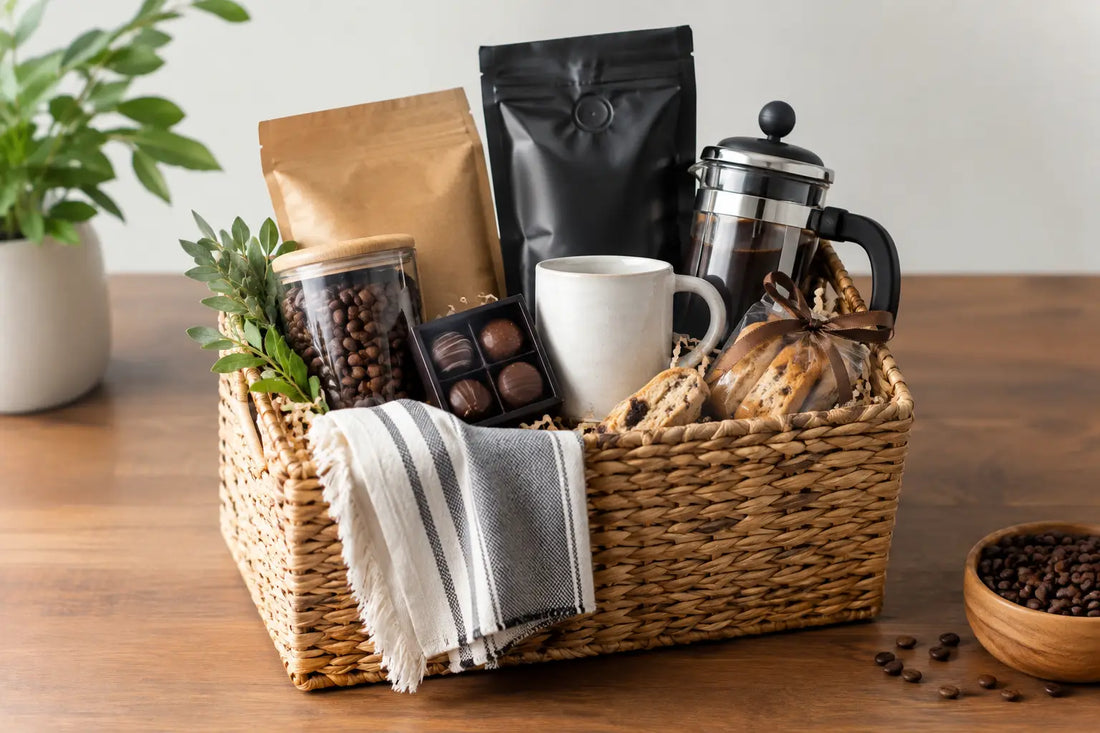 How to Assemble a Coffee Gift Basket They'll Love